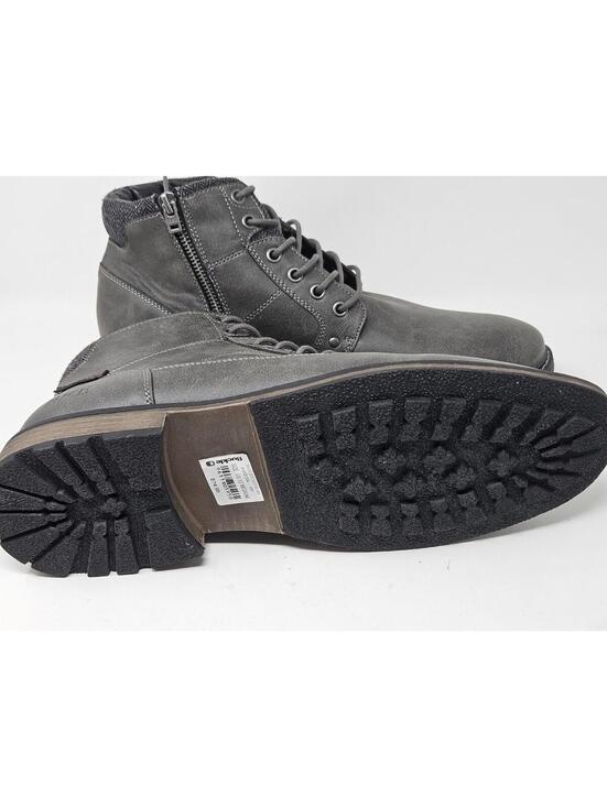 BKE Mens Palmer Boots Grey Sz 12 Buckle